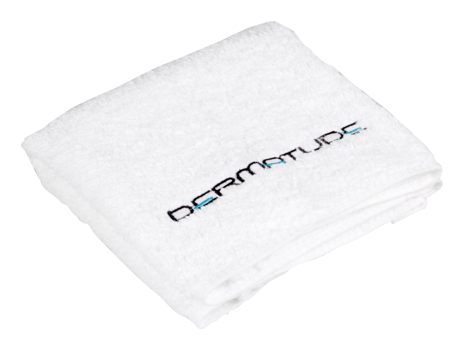 Dermatude Compress towel white with logo - 30x45 cm